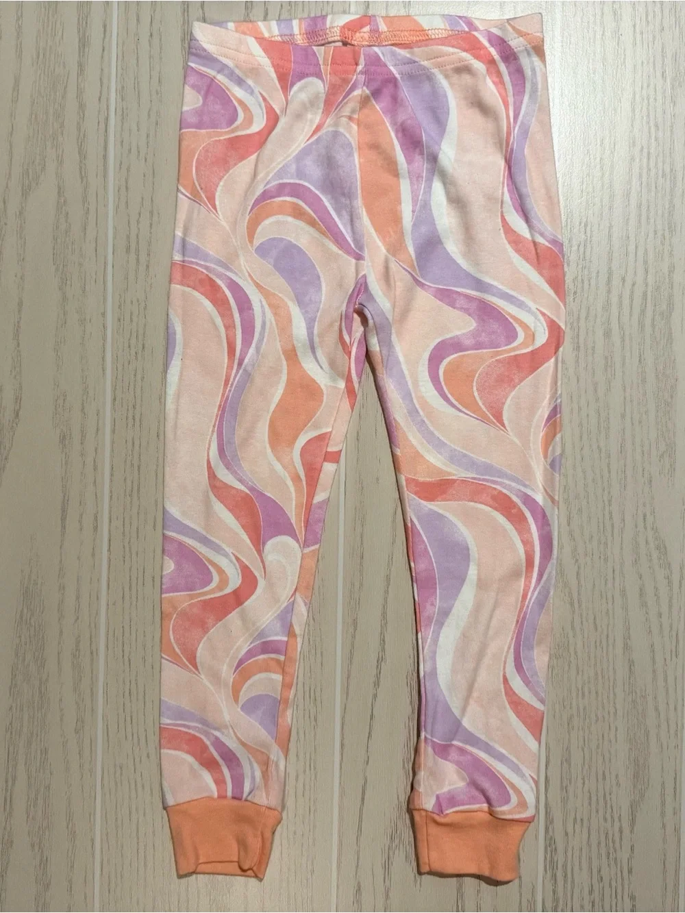 Carter’s Toddler Girls 4T 2pc Pajama Set Peach Purple Swirl NWT
